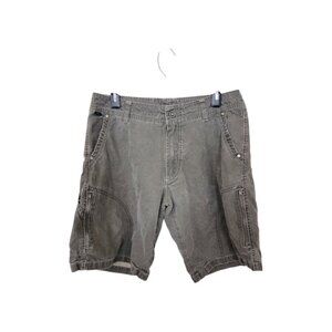 Kuhl Men's Gray Quad Pocket Outdoor Trail Utility Hiking Cargo Short Size 32